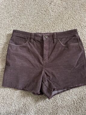 Carve Design Women's mid rise corduroy shorts, 4 inch inseam size 8